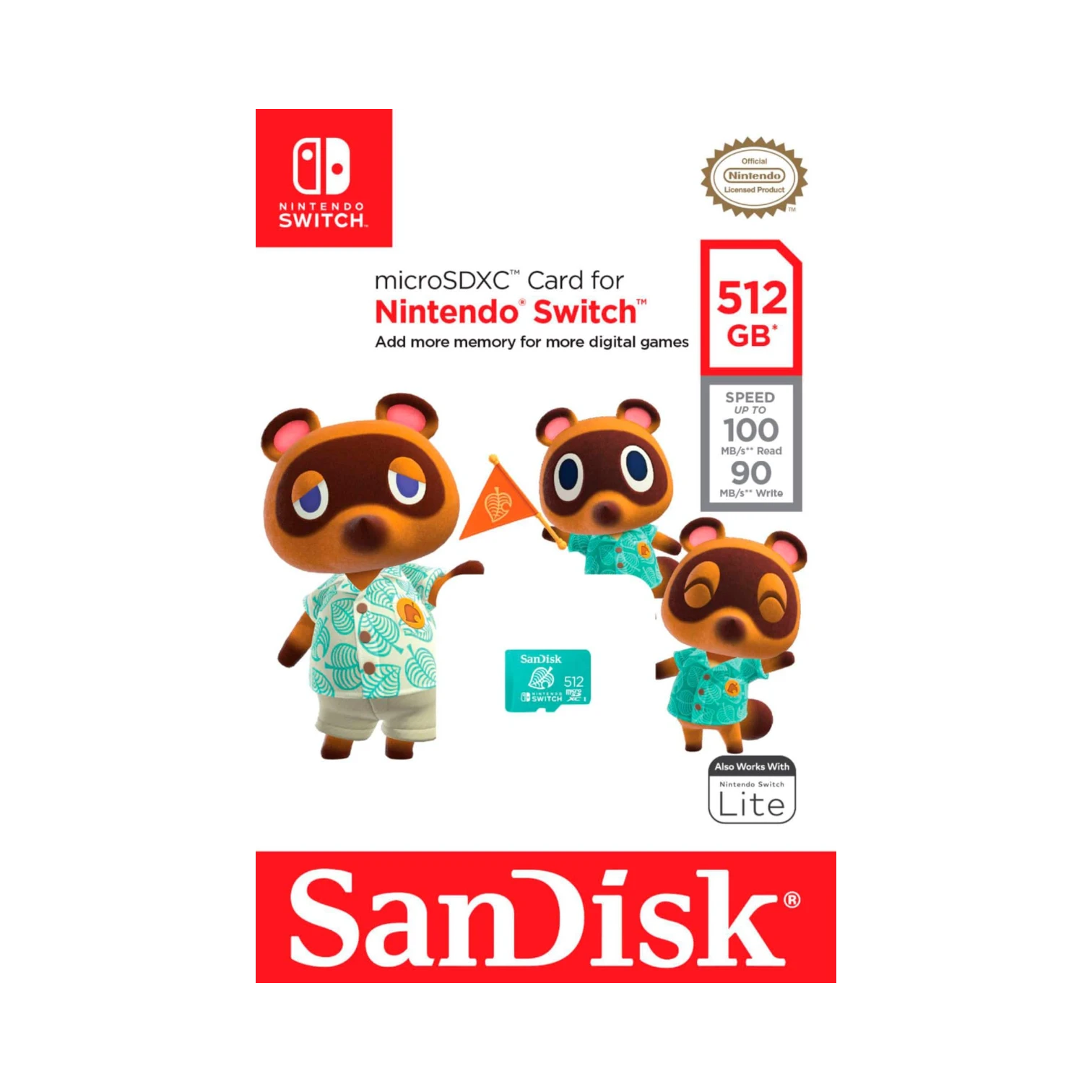 SanDisk 512GB microSDXC UHS-I Memory Card for Nintendo Switch — Being Shipped