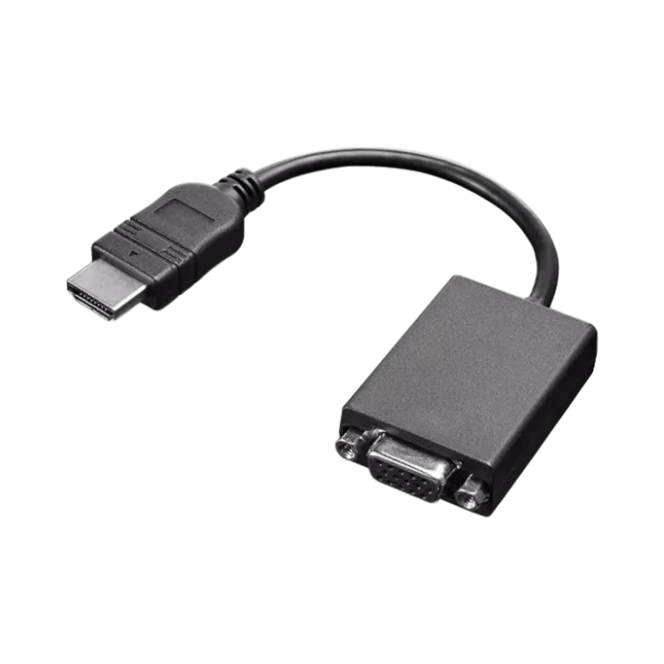 Lenovo 7.9" HDMI to VGA Monitor Adapter (Black) — Being Shipped