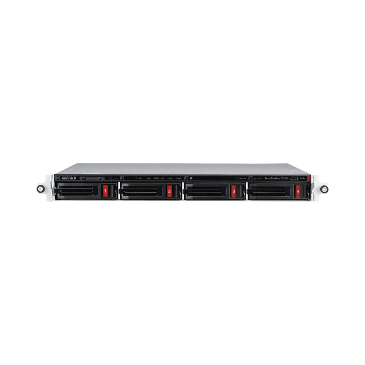 Buffalo TeraStation 3420RN Partially Populated 8TB 4-Bay 1U Rackmount NAS Server (2 x 4TB) — Being Shipped