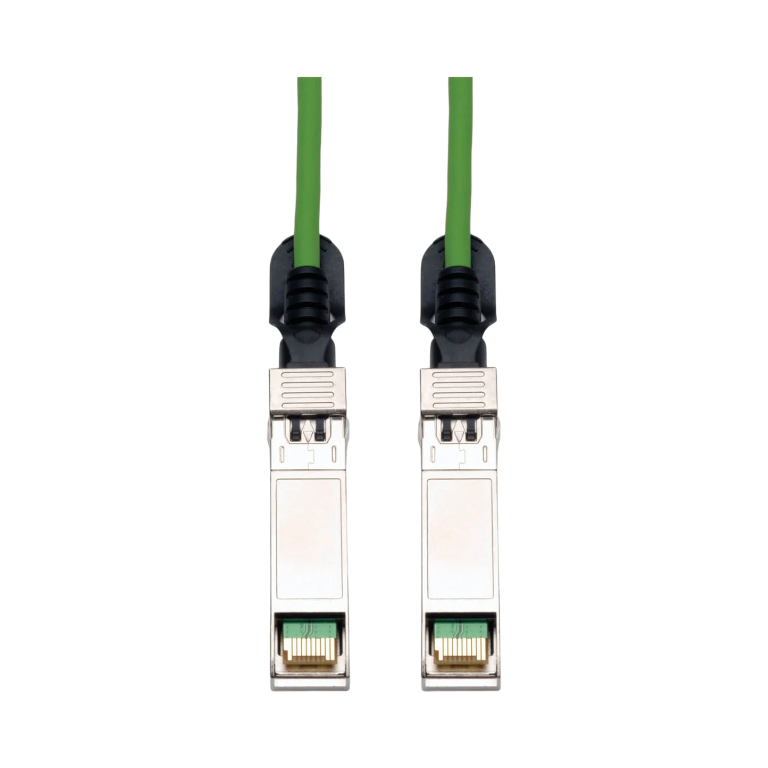 Tripp Lite SFP+ 10Gbase-CU Passive Twinax Copper Cable, SFP-H10GB-CU1M Compatible, Green, 1M (3.28 ft.) — Being Shipped