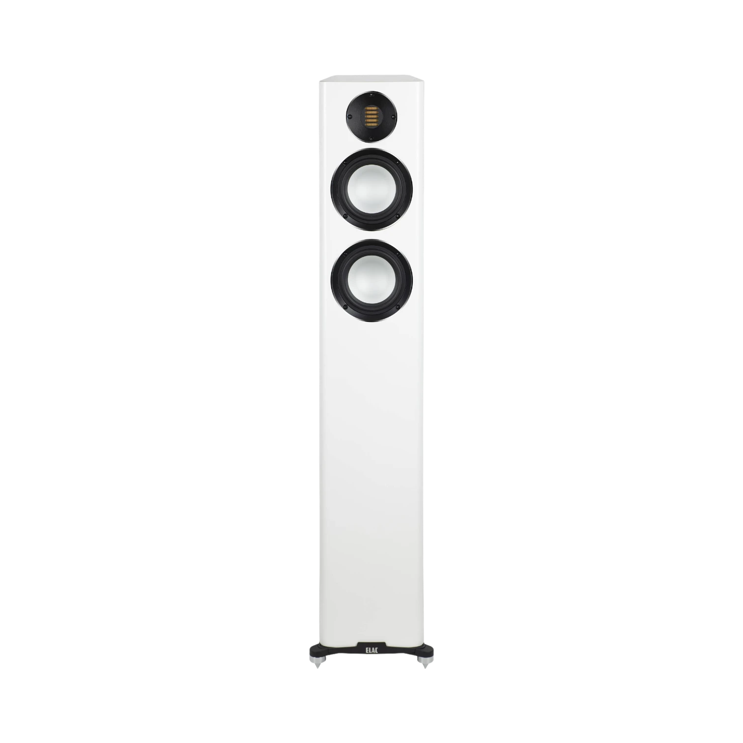 ELAC Carina FS247.4 Floorstanding Speaker (Satin White, Single) — Being Shipped