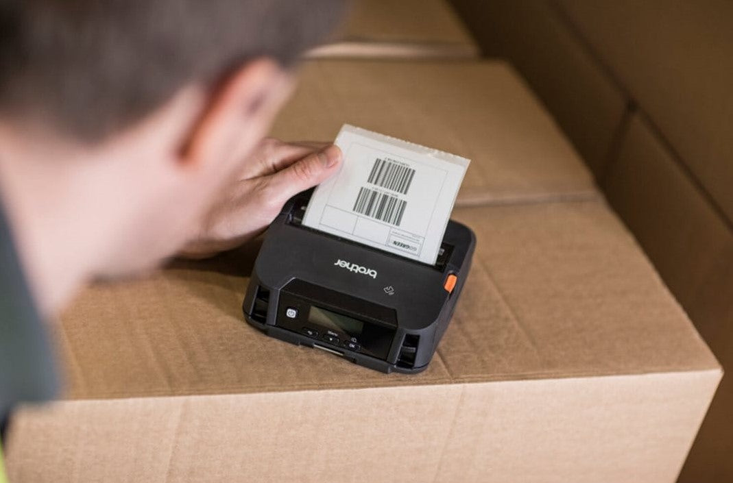 Brother RuggedJet RJ4230B Direct Thermal Mobile Printer — Being Shipped