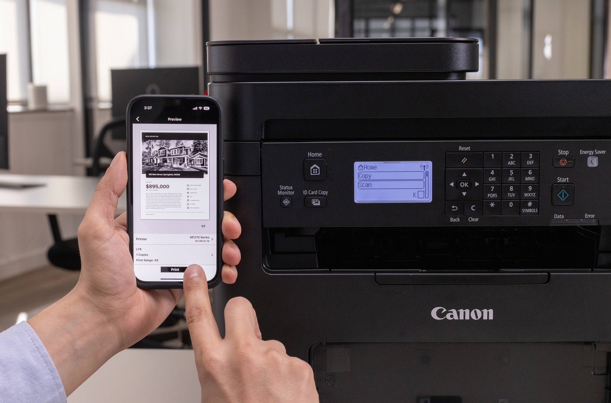 Canon imageCLASS MF273dw Wireless Multifunction Monochrome Laser Printer — Being Shipped