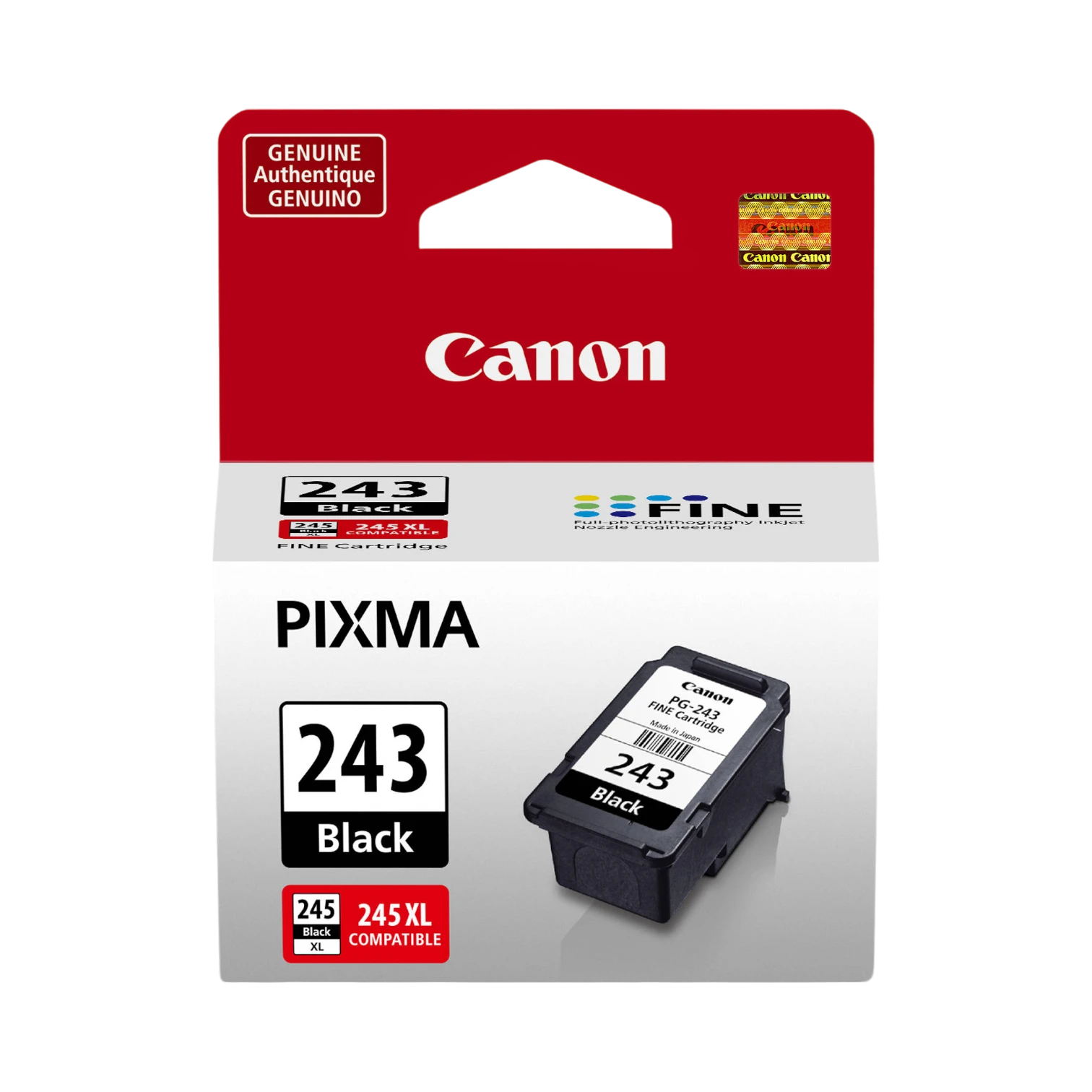 Canon PG-243 Black Ink Cartridge for PIXMA Printers — Being Shipped