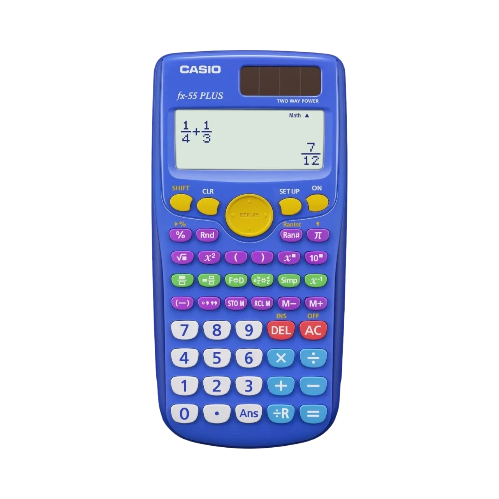 Casio fx-55 PLUS Fraction Calculator for Students — Being Shipped