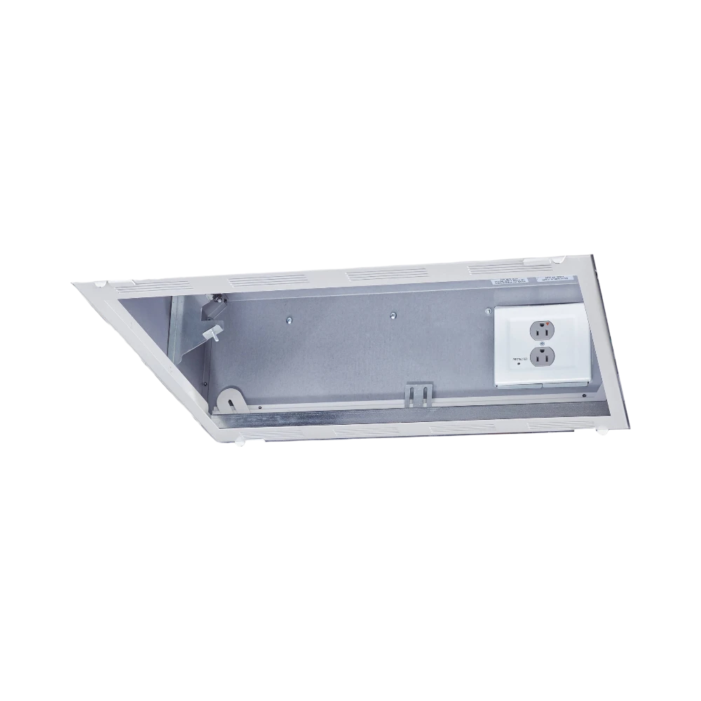 Chief Plenum Rated Ceiling Enclosure Storage Box (White, 2x2') — Being Shipped