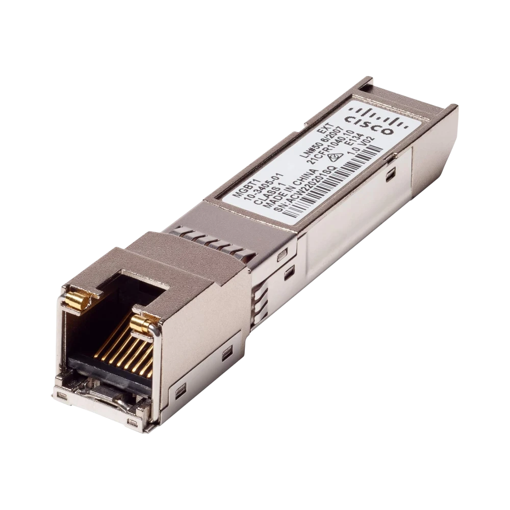 Cisco Gigabit Ethernet 1000 Base-T Mini-GBIC SFP Transceiver — Being Shipped