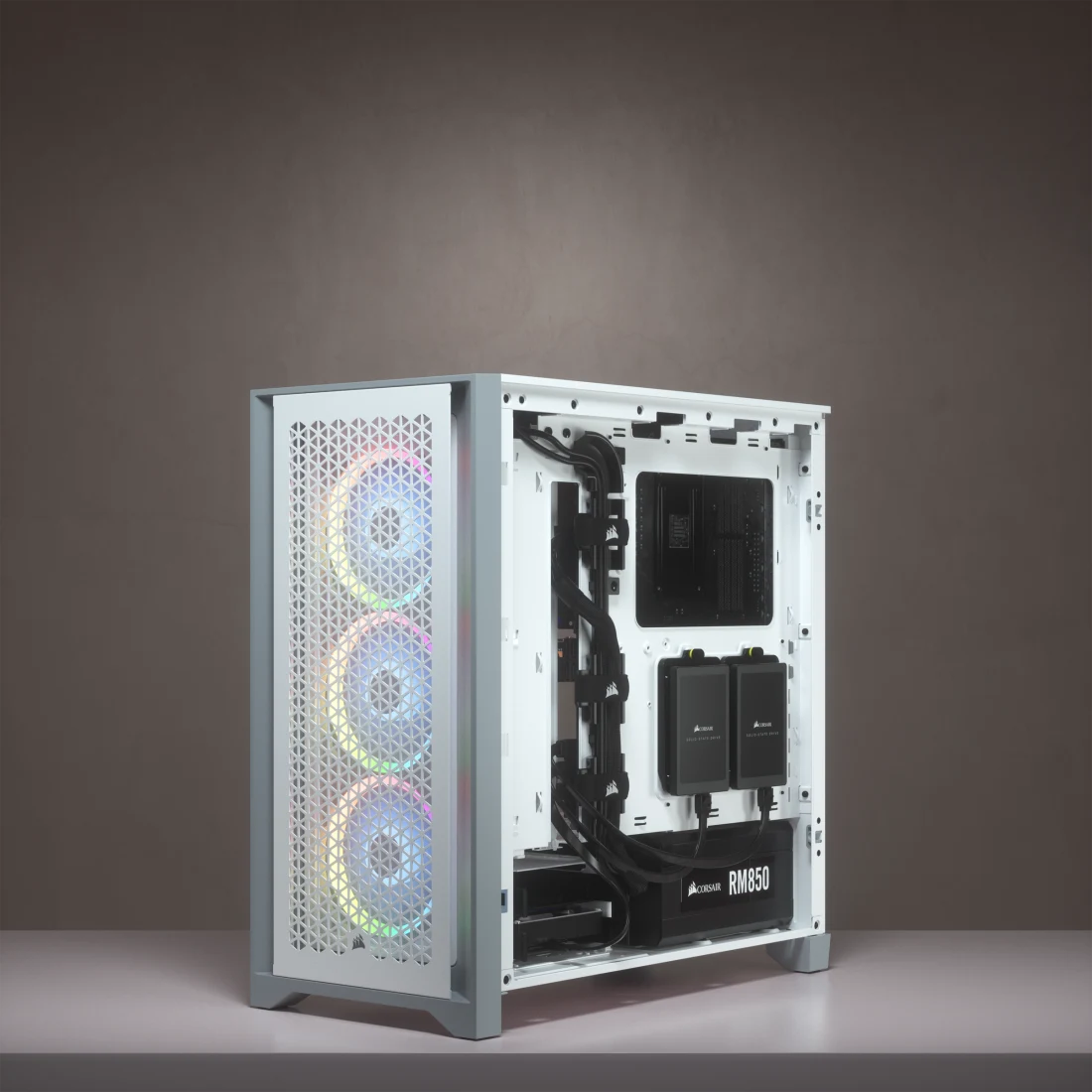 CORSAIR 4000D AIRFLOW Tempered Glass Mid-Tower ATX Desktop Case (White) — Being Shipped