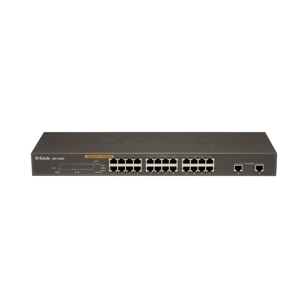 D-Link 24-Port Rack-Mountable Gigabit Ethernet Layer 2 Unmanaged Switch — Being Shipped