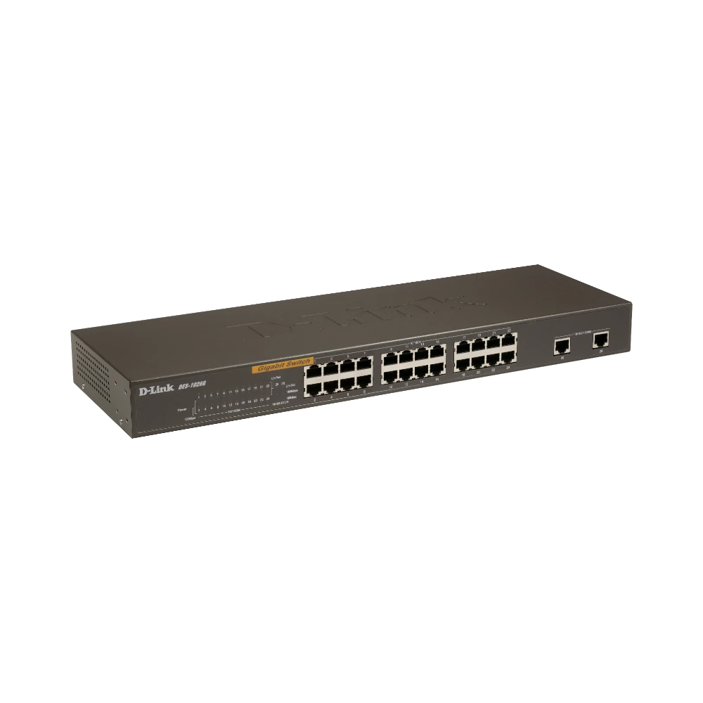 D-Link 24-Port Rack-Mountable Gigabit Ethernet Layer 2 Unmanaged Switch — Being Shipped