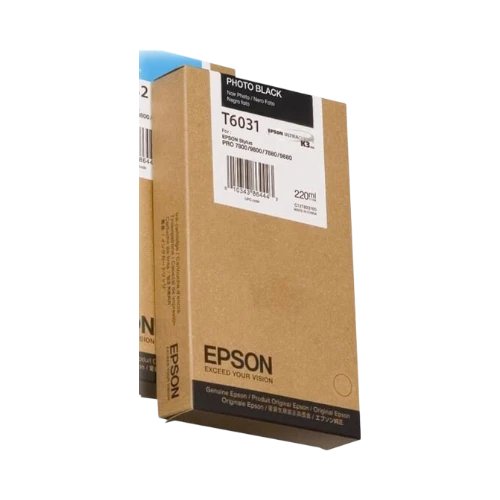 Epson T603100 Photo Black UltraChrome K3 Ink Cartridge (220 ml) — Being Shipped