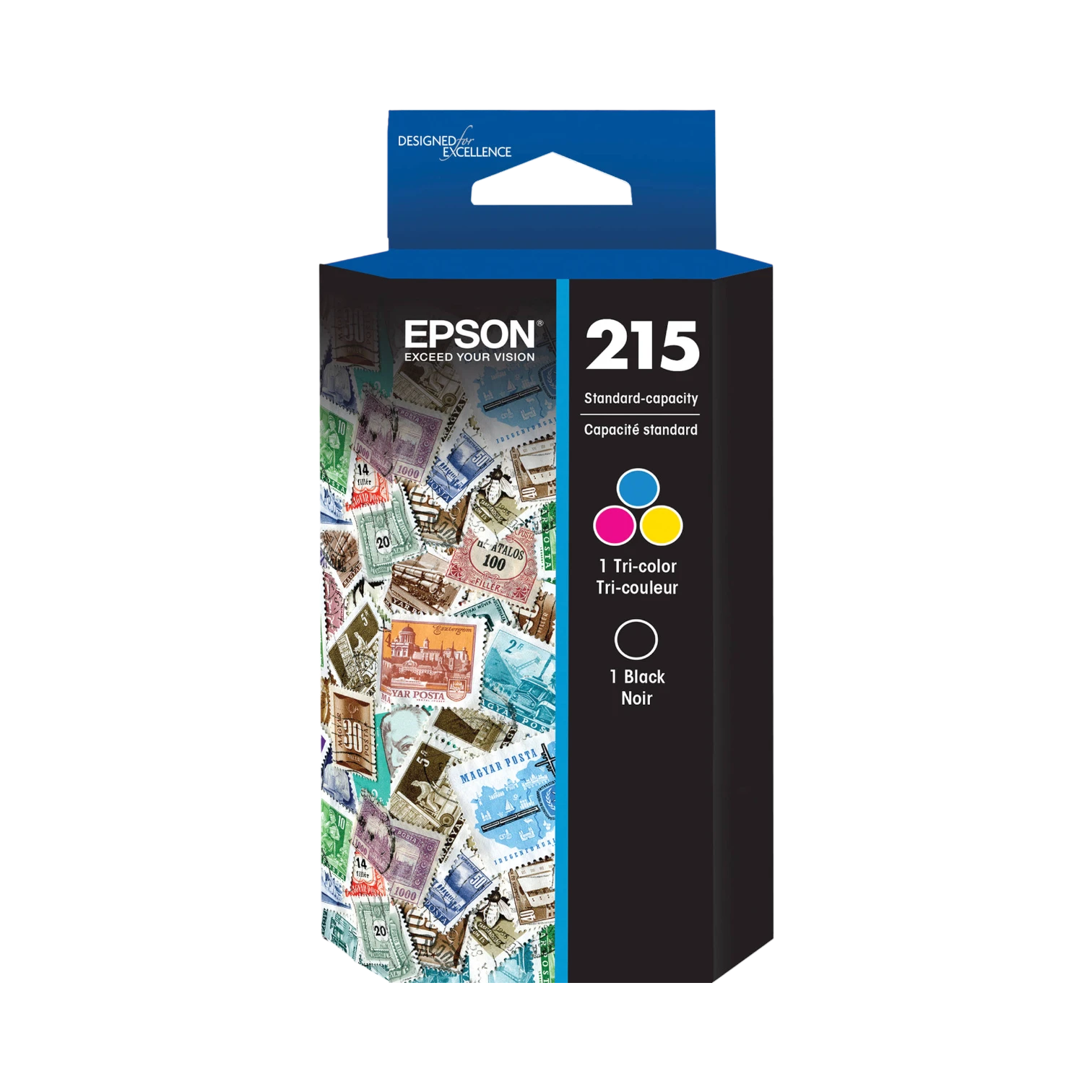 Epson T215 DuraBrite Ultra Standard Capacity Black & Color Ink Cartridge Combo Pack — Being Shipped