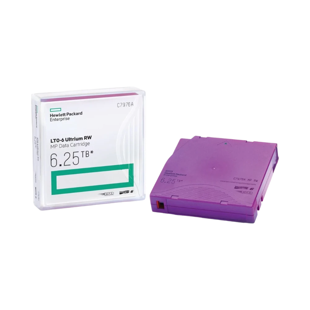 HPE 6.25TB LTO-6 Ultrium RW Data Cartridge (20-Pack) — Being Shipped