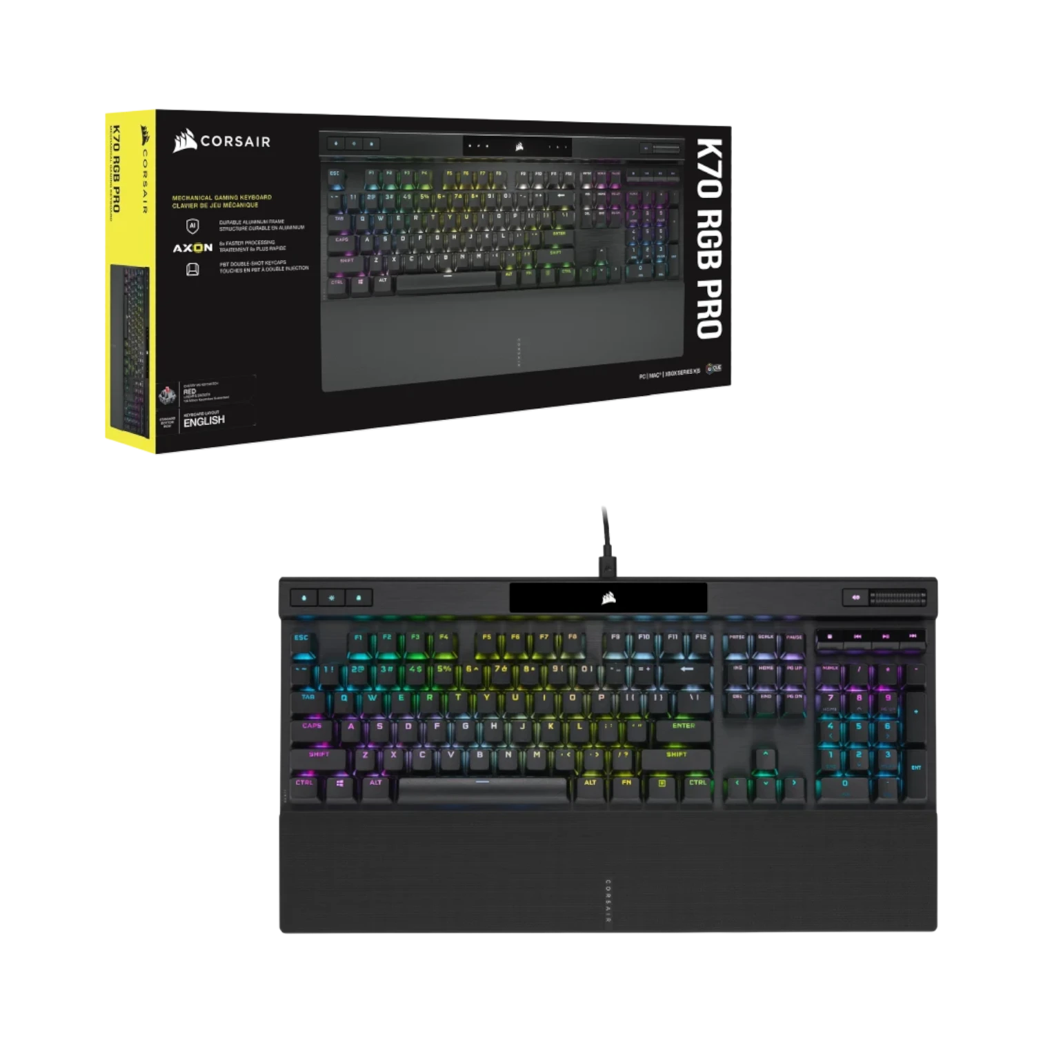 CORSAIR K70 RGB PRO Mechanical Gaming Keyboard — Being Shipped