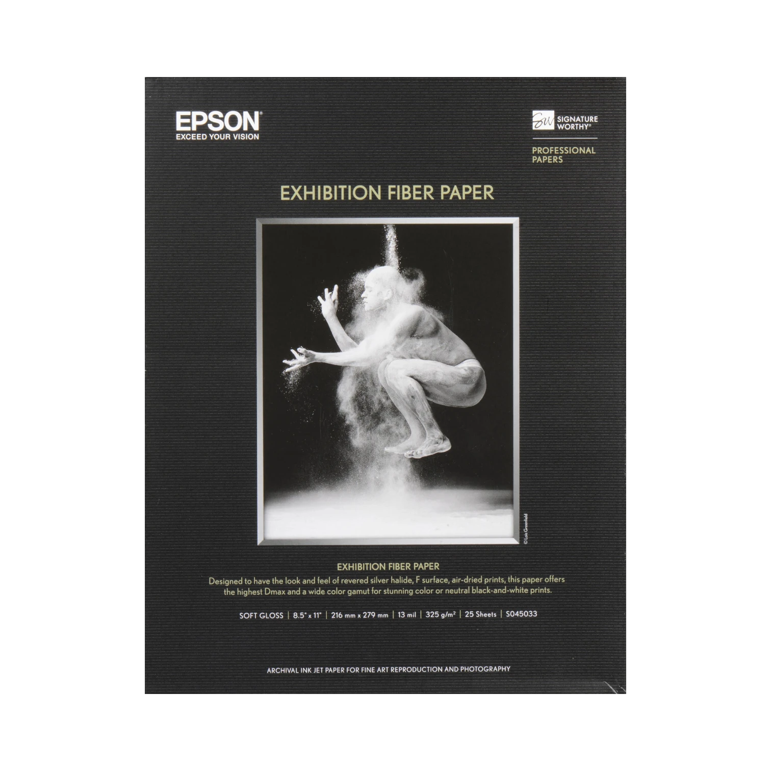 Epson Exhibition Fiber Paper (8.5 x 11", 25 Sheets) — Being Shipped