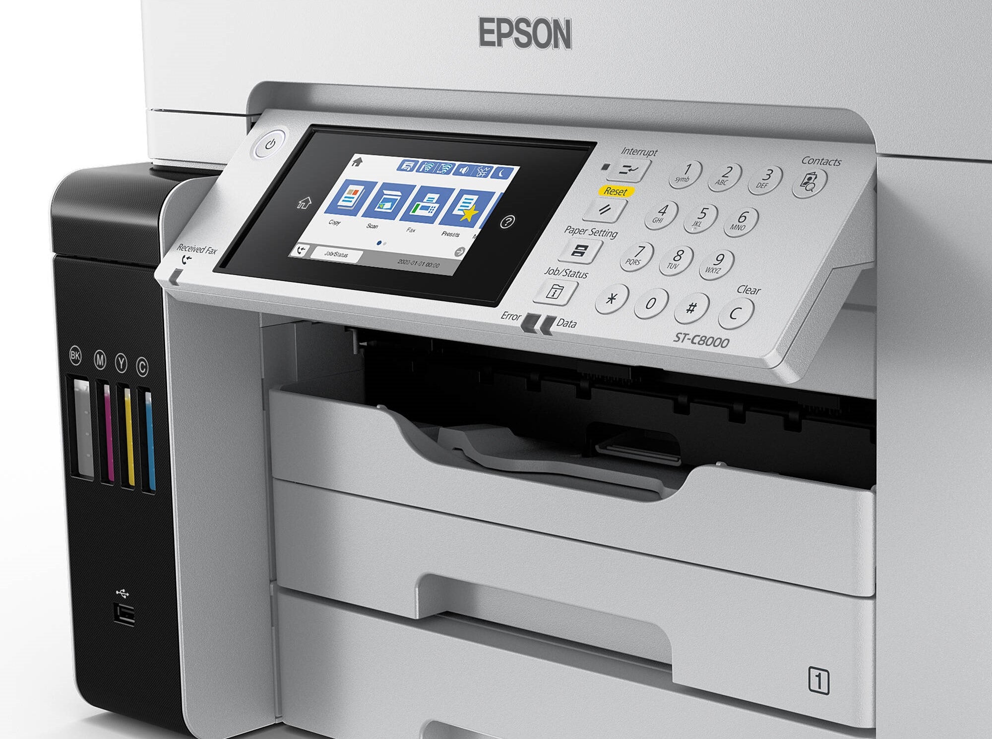 Epson WorkForce ST-M3000 Monochrome MFP Supertank Printer — Being Shipped