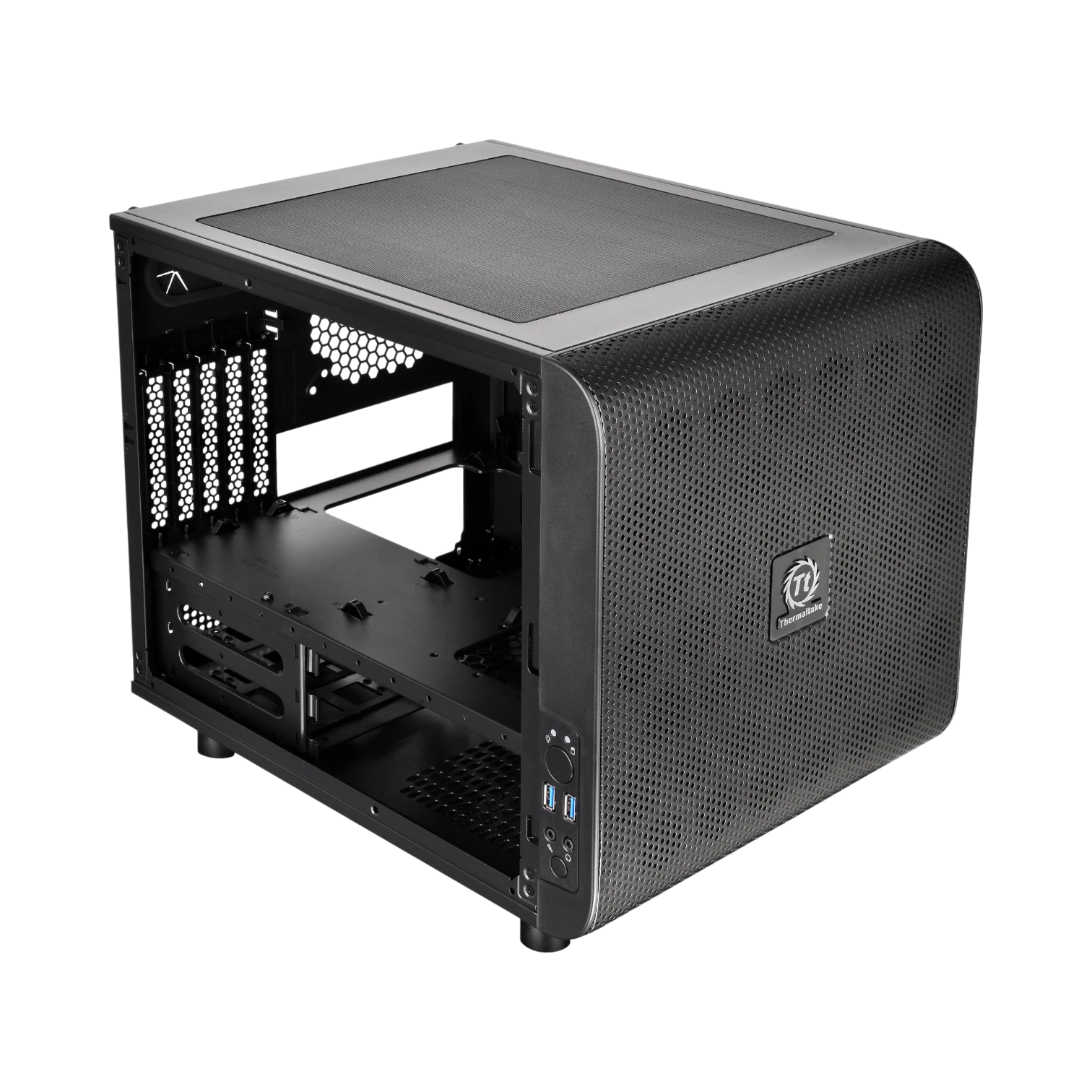 Thermaltake Core V21 Micro Chassis (Black) — Being Shipped