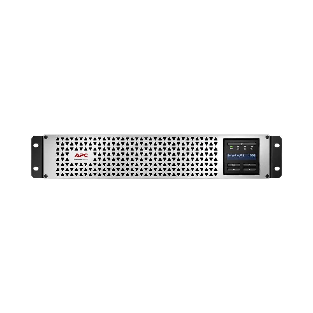 APC Smart-UPS, Line Interactive, 1000VA, Lithium-ion, Rack/Tower, 2U, 120V, 6x NEMA 5-15R outlets, SmartConnect Port+Network Card, Short Depth, AVR — Being Shipped