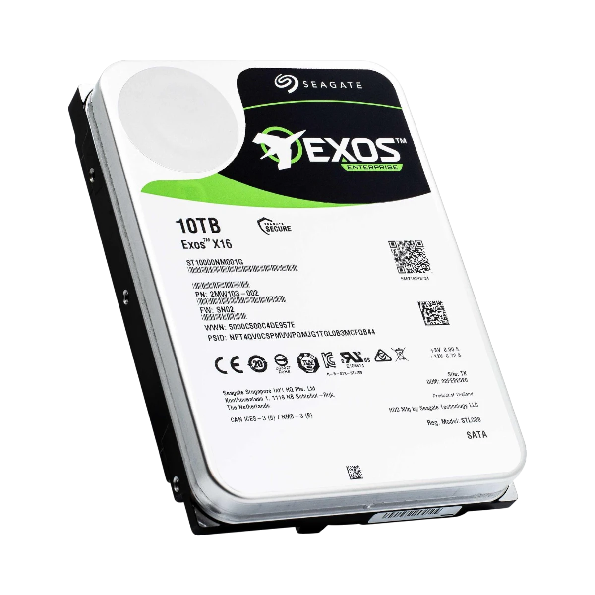 Seagate Exos X16 7200 RPM SATA 6Gb/s 10TB HDD — Being Shipped