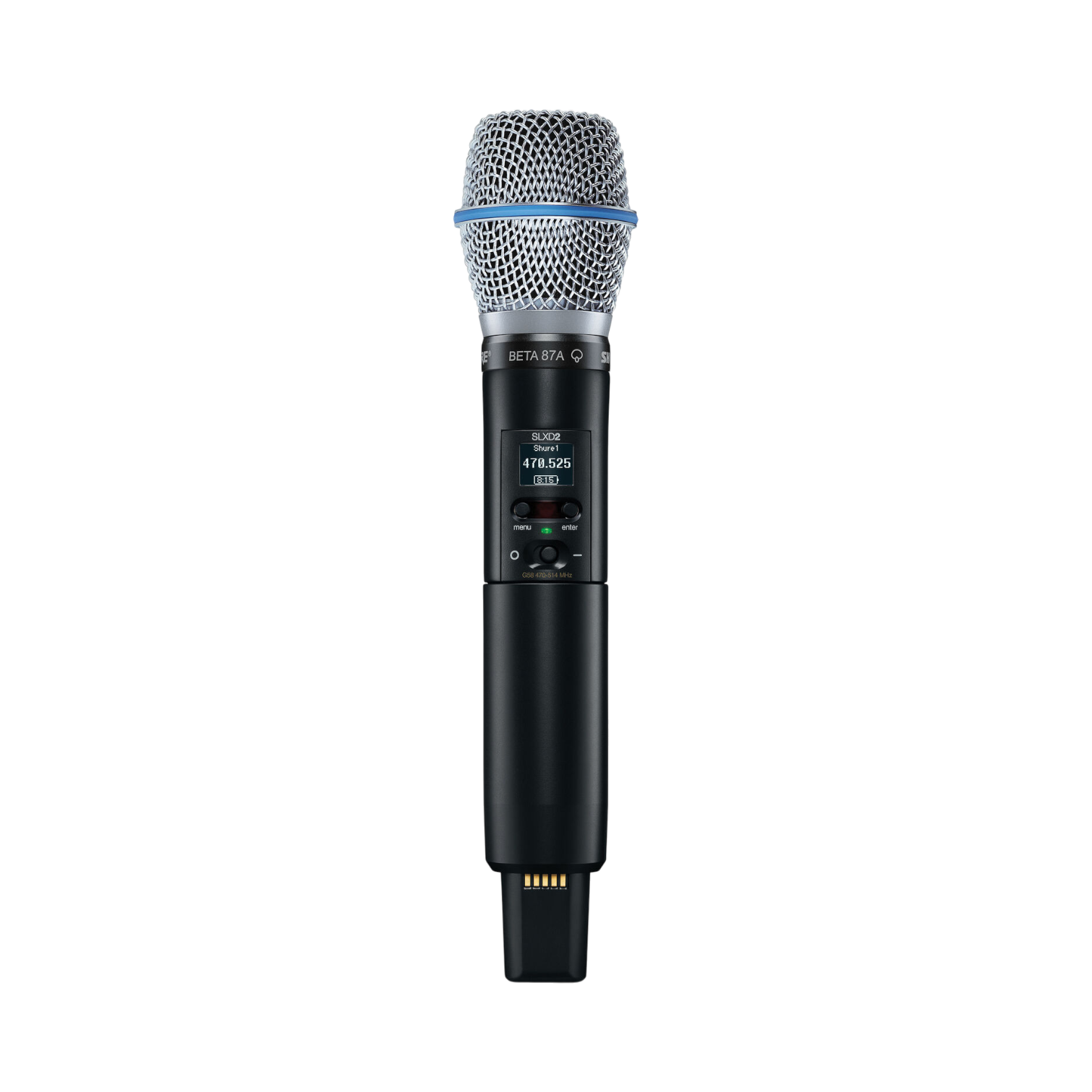 Shure SLXD24/B87A Digital Wireless Handheld Microphone System with Beta 87A Capsule (J52: 558 to 602 + 614 to 616 MHz) — Being Shipped