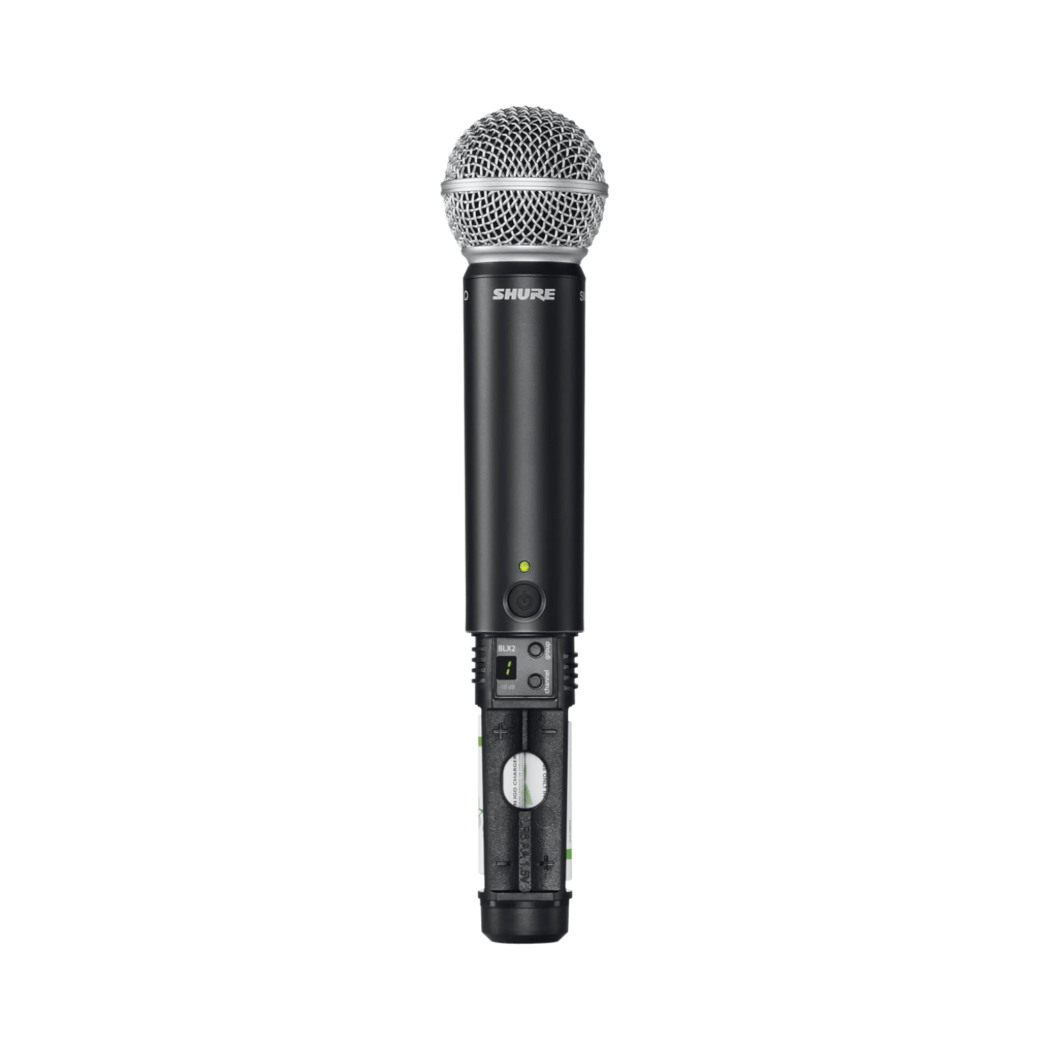 Shure BLX24/SM58 Wireless Handheld Microphone System with SM58 Capsule (H11: 572 to 596 MHz) — Being Shipped