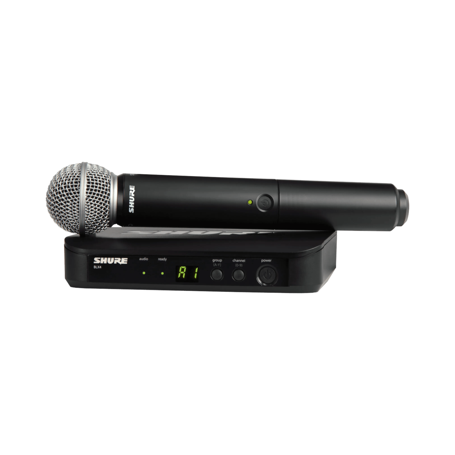 Shure BLX24/SM58 Wireless Handheld Microphone System with SM58 Capsule (H11: 572 to 596 MHz) — Being Shipped