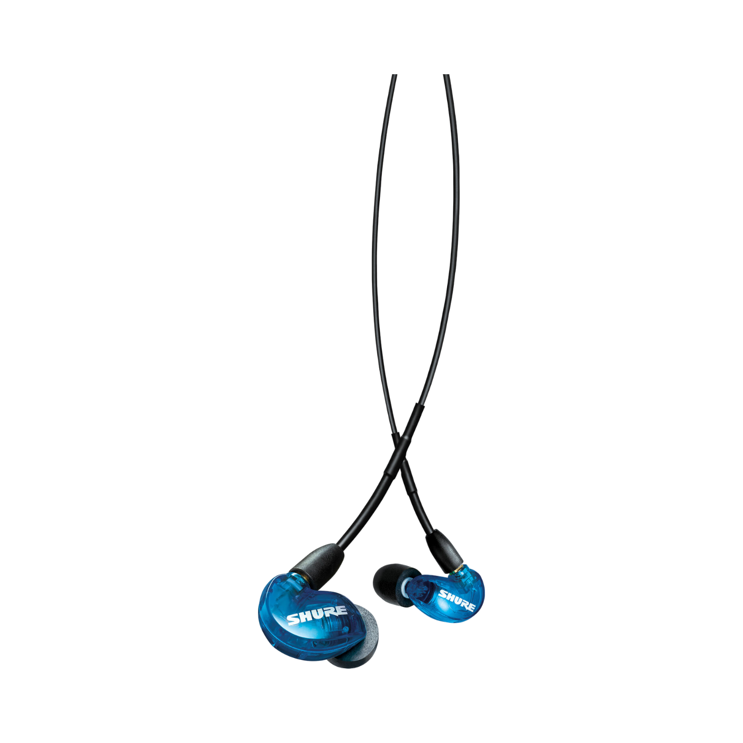 Shure SE215 Sound-Isolating In-Ear Stereo Earphones with RMCE-UNI Remote Mic Universal Cable (Blue) — Being Shipped