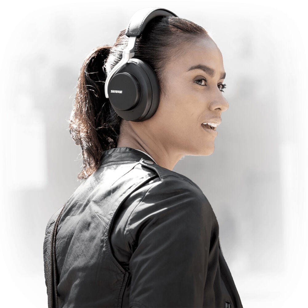 Shure AONIC 50 Wireless Noise-Canceling Headphones (Black) — Being Shipped