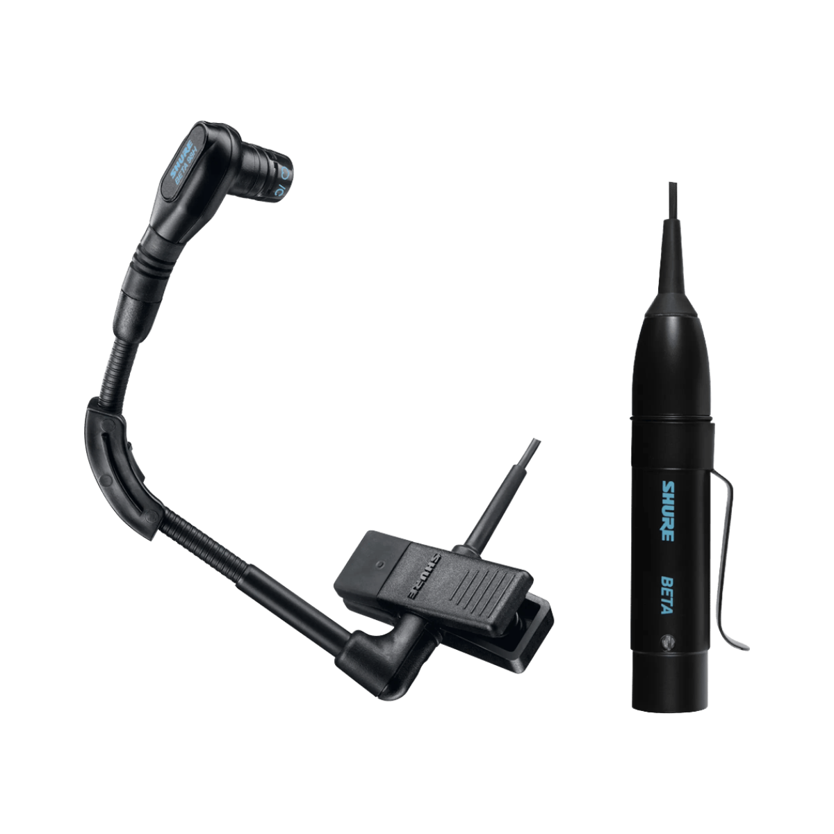 Shure Beta 98H/C Miniature Cardioid Condenser Clip-On Horn Microphone with In-Line Preamp & XLR Connector — Being Shipped