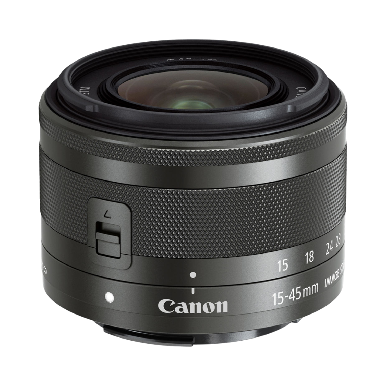 Canon EF-M 15-45mm f/3.5-6.3 IS STM Lens (Graphite) — Being Shipped