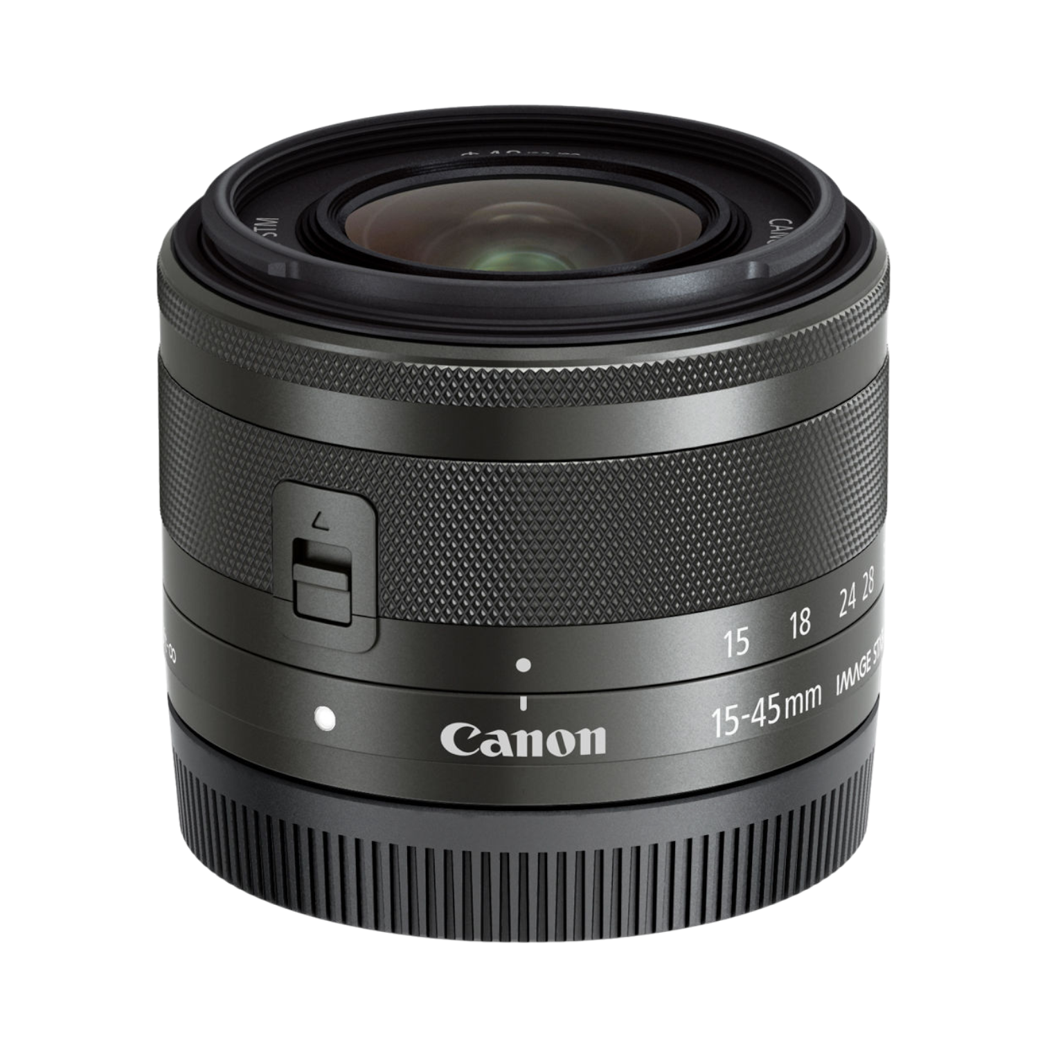 Canon EF-M 15-45mm f/3.5-6.3 IS STM Lens (Graphite) — Being Shipped