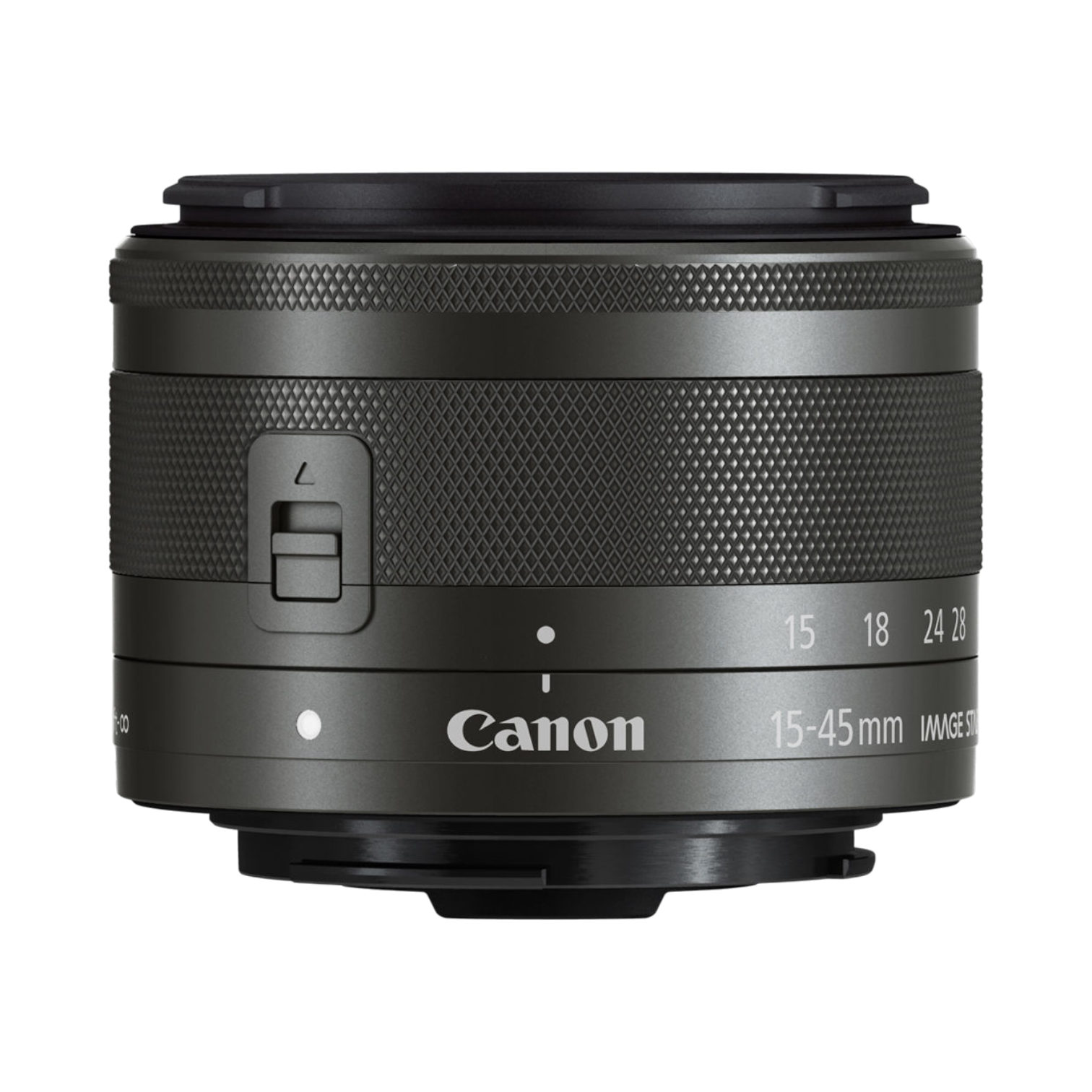 Canon EF-M 15-45mm f/3.5-6.3 IS STM Lens (Graphite) — Being Shipped