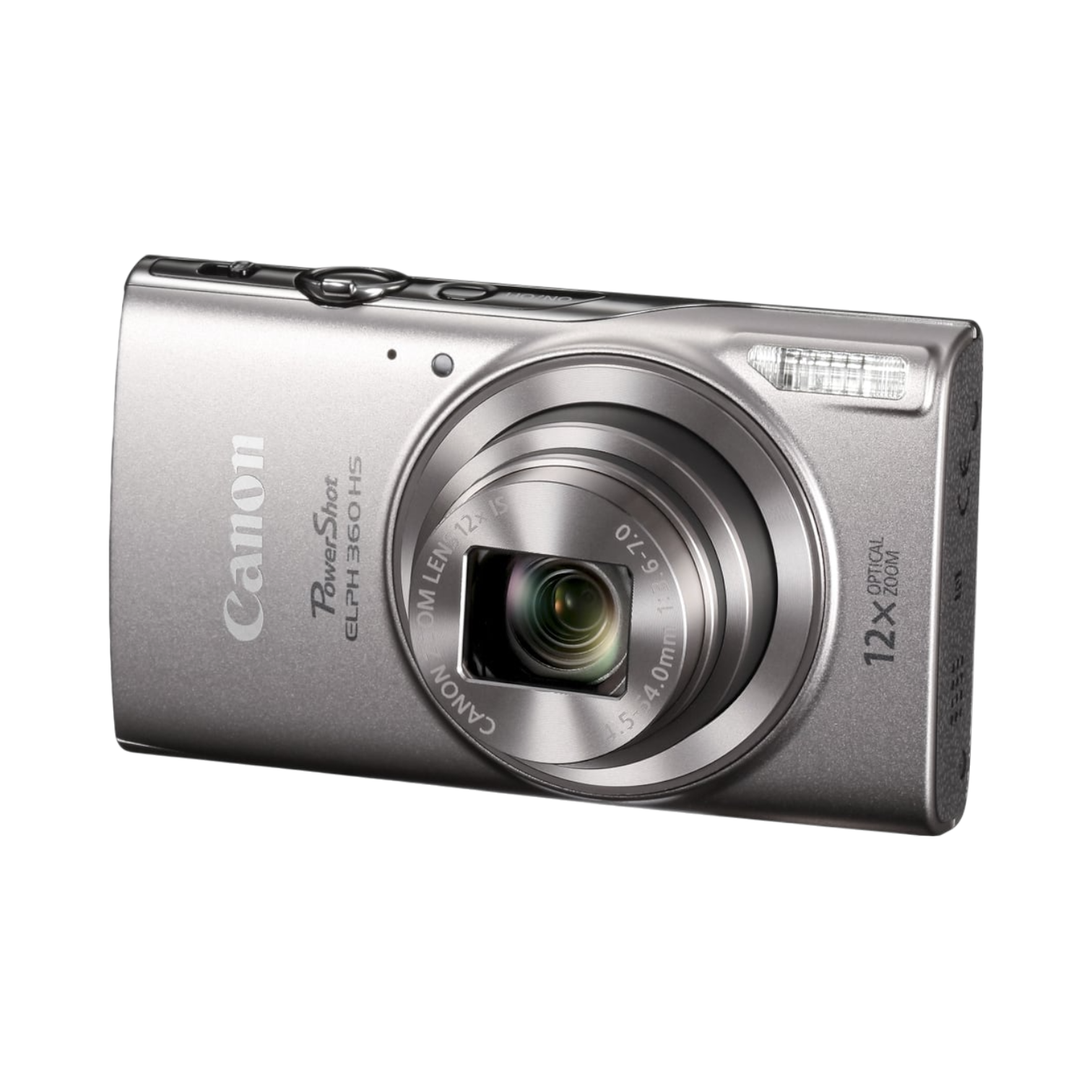 Canon PowerShot ELPH 360 HS 20.2MP Digital Camera (Silver) — Being Shipped