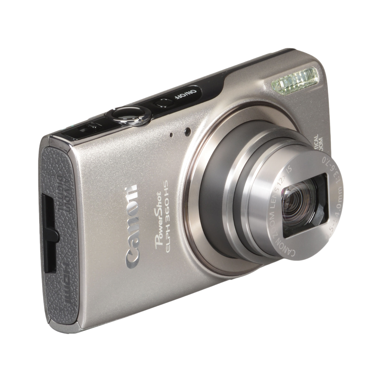 Canon PowerShot ELPH 360 HS 20.2MP Digital Camera (Silver) — Being Shipped