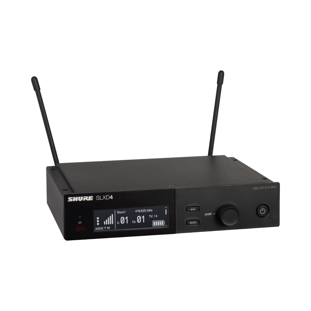 Shure SLXD124/85 Digital Wireless Combo Microphone System (H55: 514 to 558 MHz) — Being Shipped