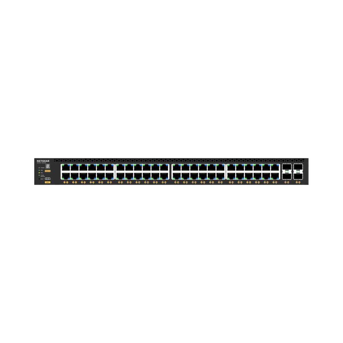 Netgear M4350-48G4XF 48-Port Gigabit PoE+ Compliant Managed AV Network Switch — Being Shipped