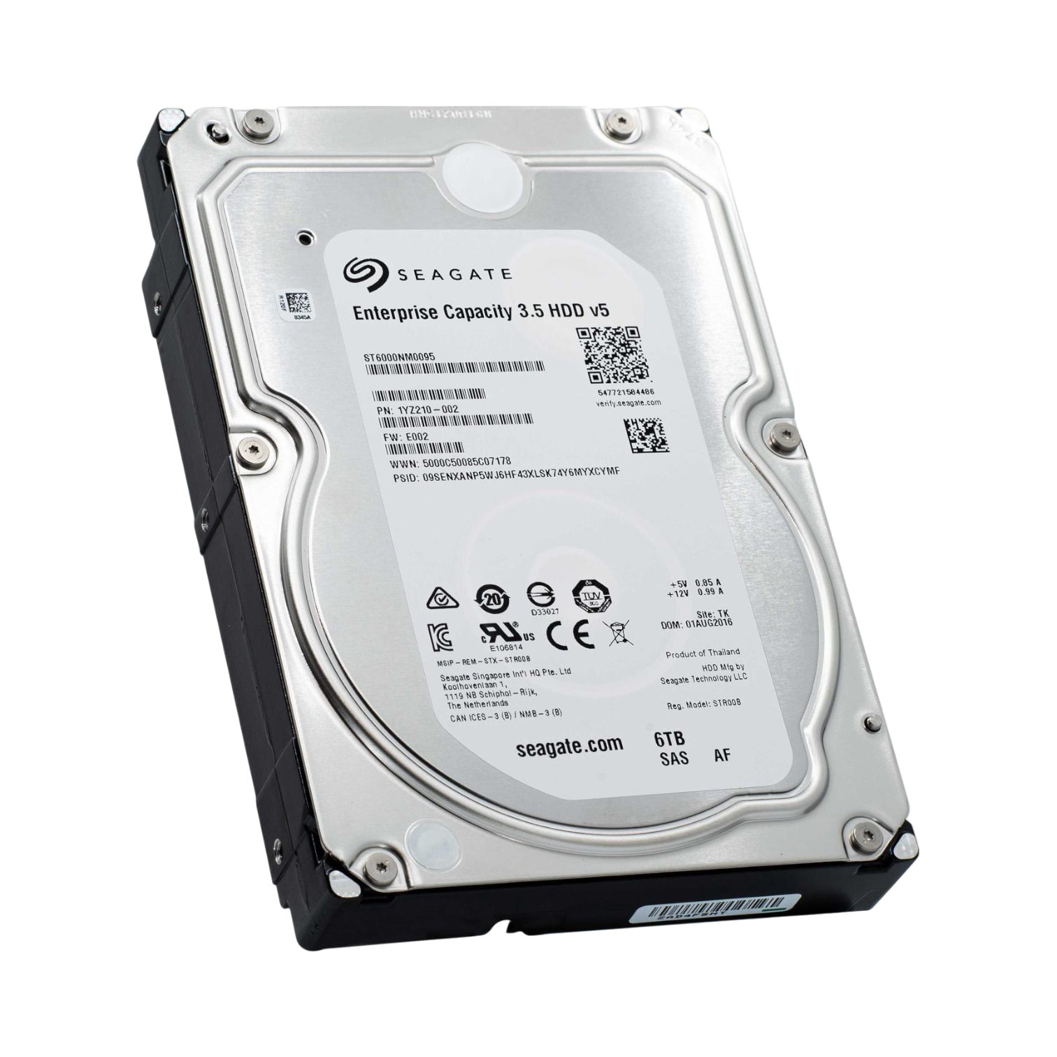 Seagate Enterprise SAS 12Gb/s 7200RPM 256MB Cache 6TB HDD — Being Shipped