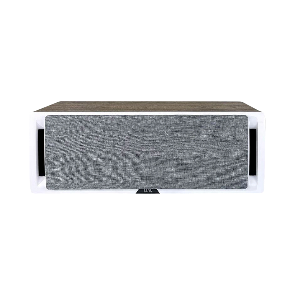 ELAC Uni-Fi Reference UCR52 3-Way Center Channel Speaker (Satin White with Oak Sides) — Being Shipped