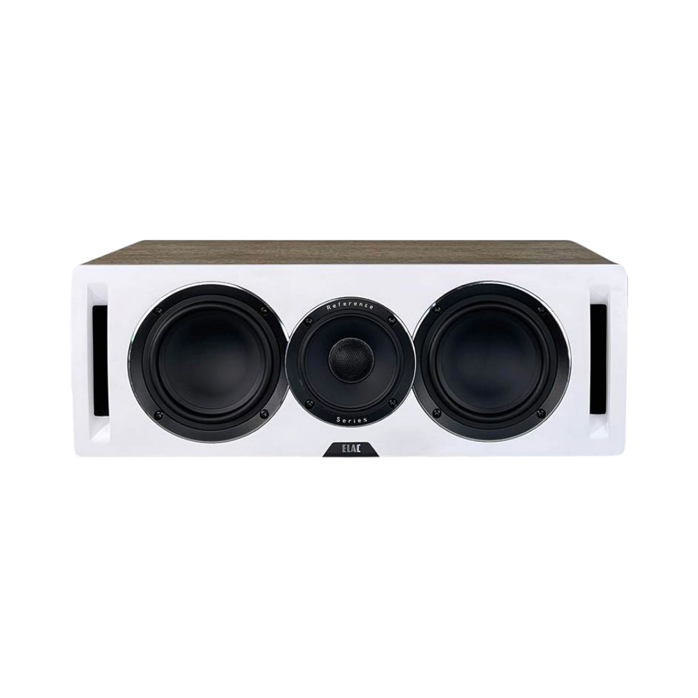 ELAC Uni-Fi Reference UCR52 3-Way Center Channel Speaker (Satin White with Oak Sides) — Being Shipped