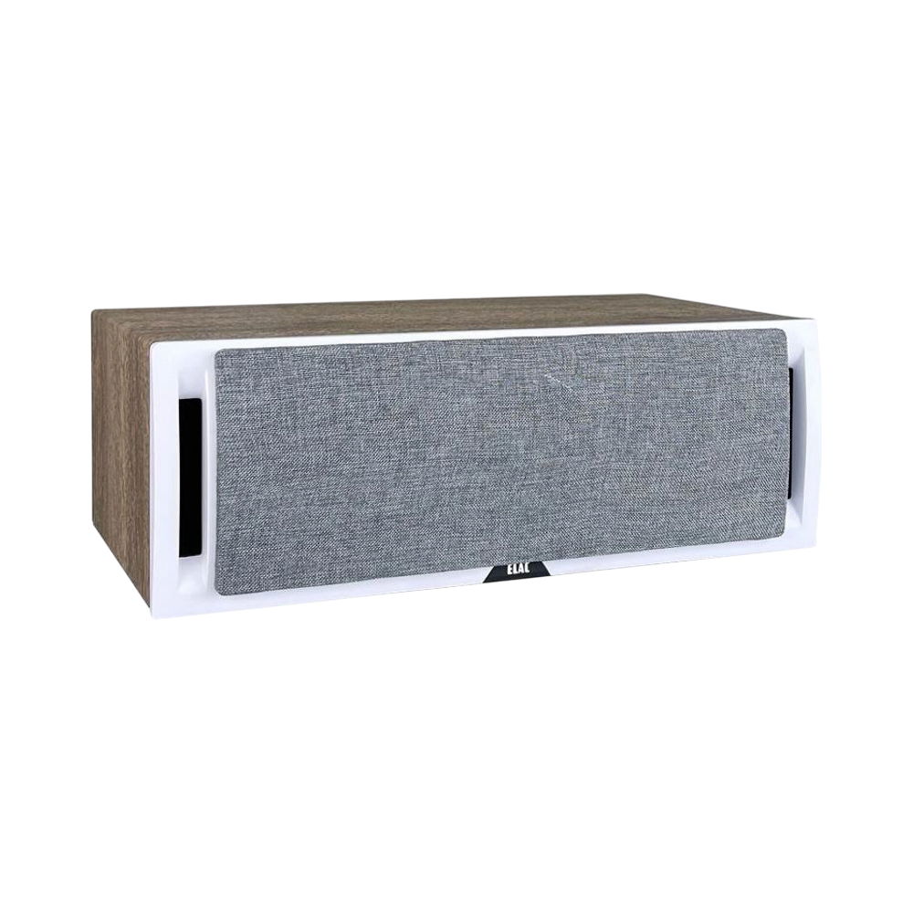 ELAC Uni-Fi Reference UCR52 3-Way Center Channel Speaker (Satin White with Oak Sides) — Being Shipped