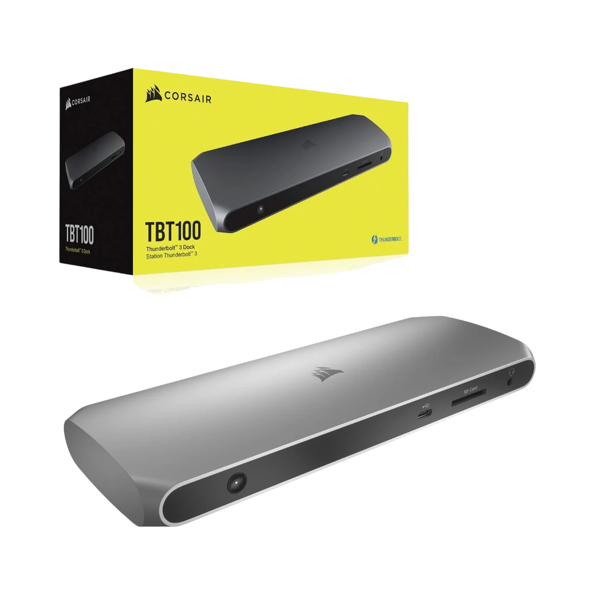 Corsair 85W Charging Dual 4K HDMI Ports Thunderbolt 3 Dock — Being Shipped