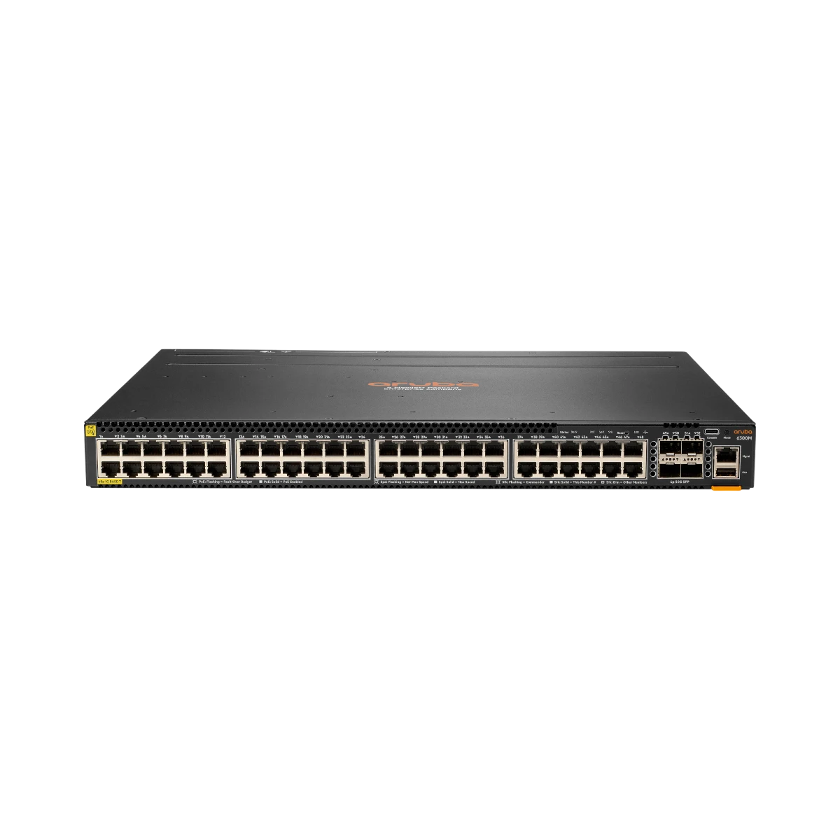 Aruba 6300M 48-Port Gigabit PoE+ Compliant Managed Network Switch with SFP56 — Being Shipped