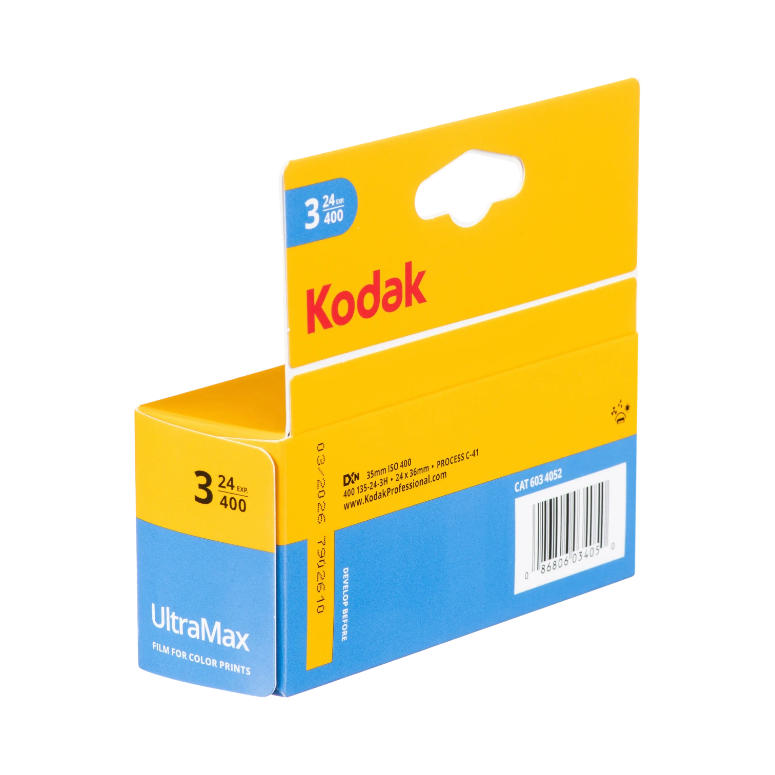 Kodak GC/UltraMax 400 Color Negative Film (35mm Roll Film, 24 Exposures, 3-Pack) — Being Shipped