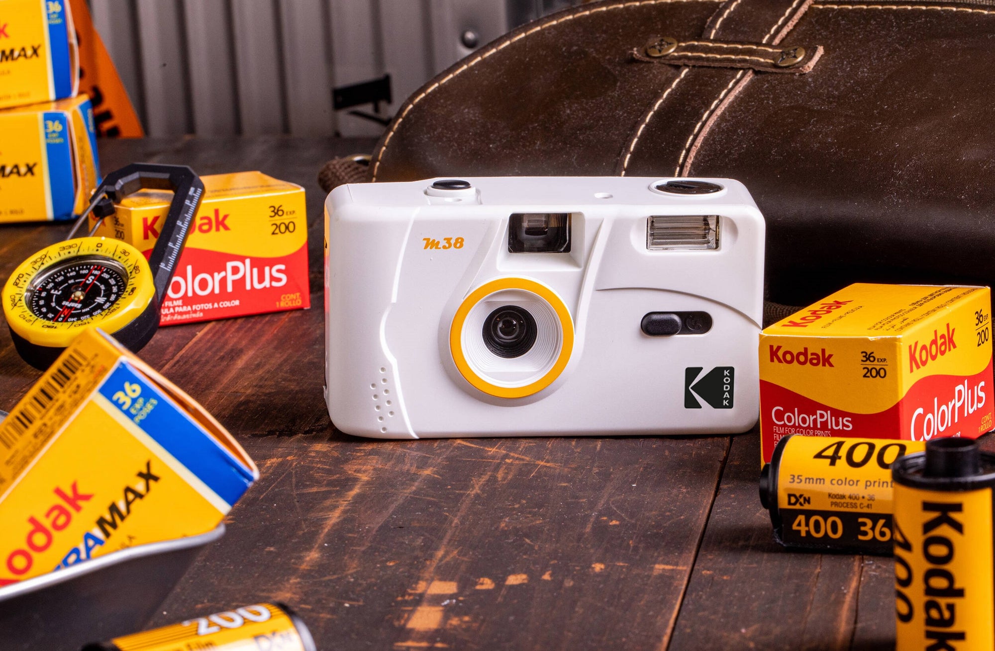 Kodak M38 35mm Film Camera with Flash (Clouds White) — Being Shipped