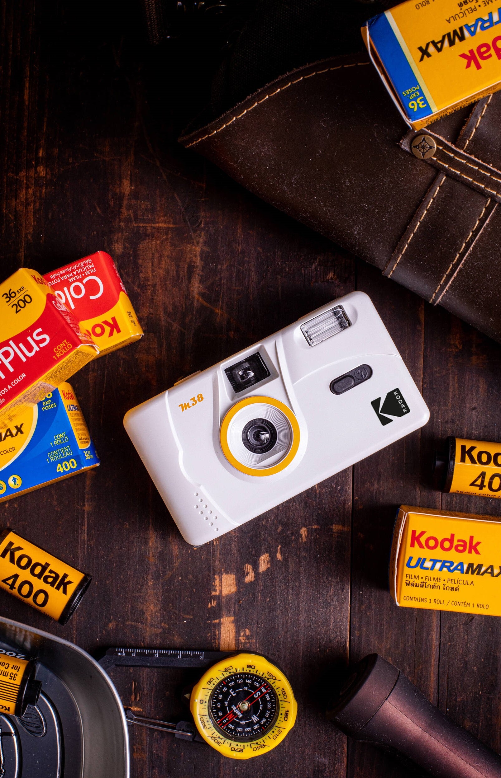 Kodak M38 35mm Film Camera with Flash (Clouds White) — Being Shipped