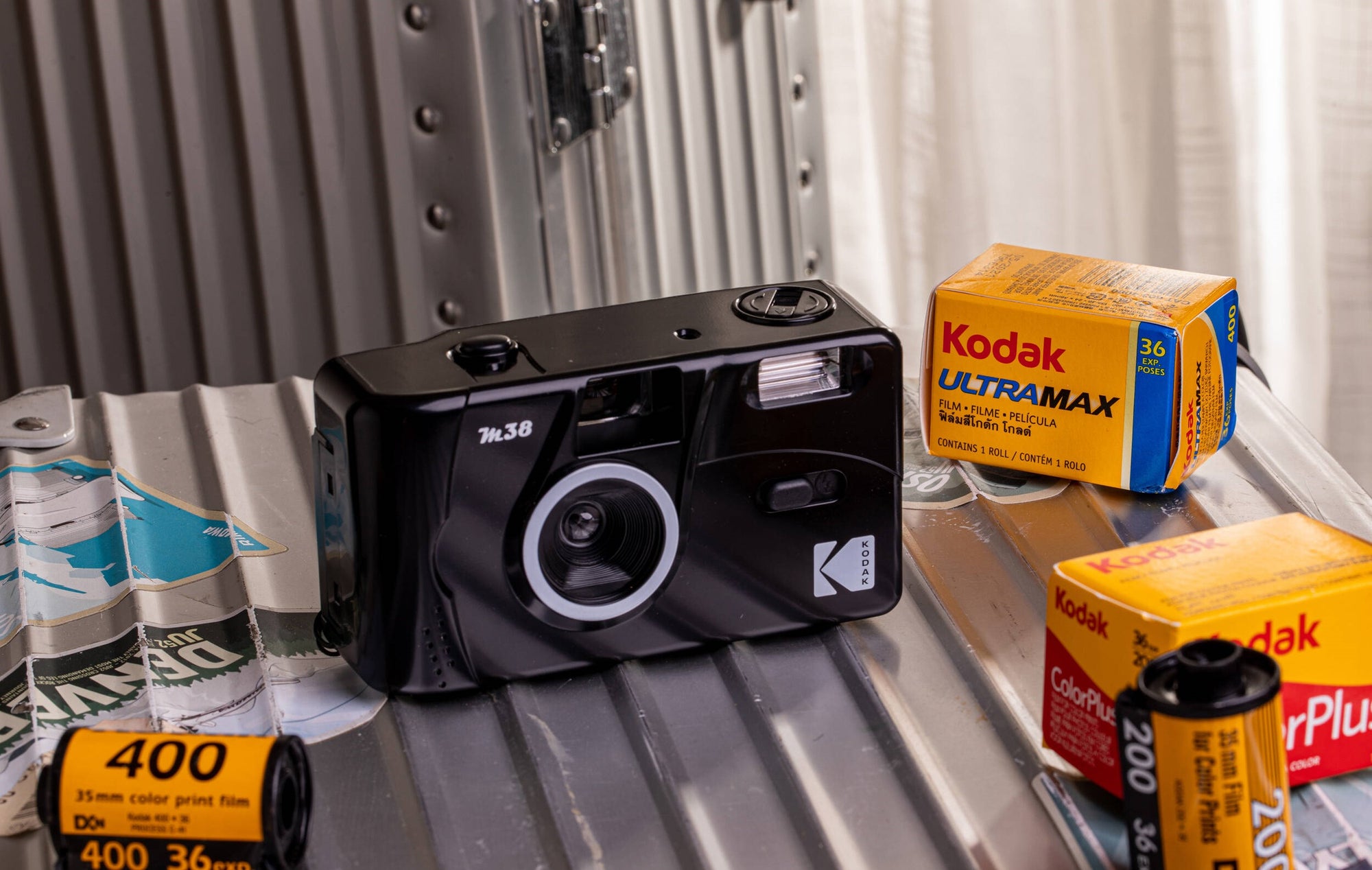 Kodak M38 35mm Film Camera with Flash (Starry Black) — Being Shipped