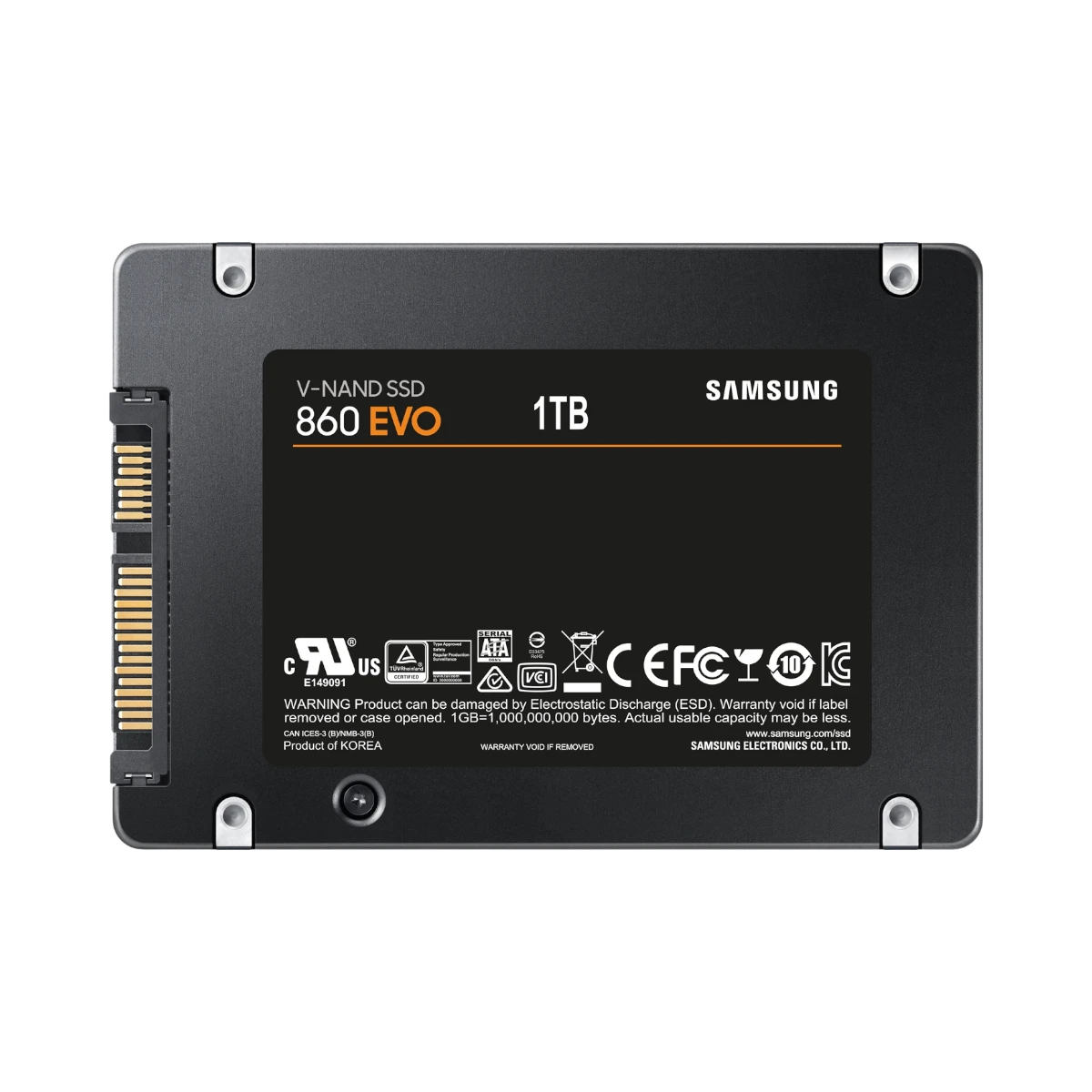 Samsung 860 EVO 2.5" SATA III 550 MB/s 1TB Internal SSD — Being Shipped