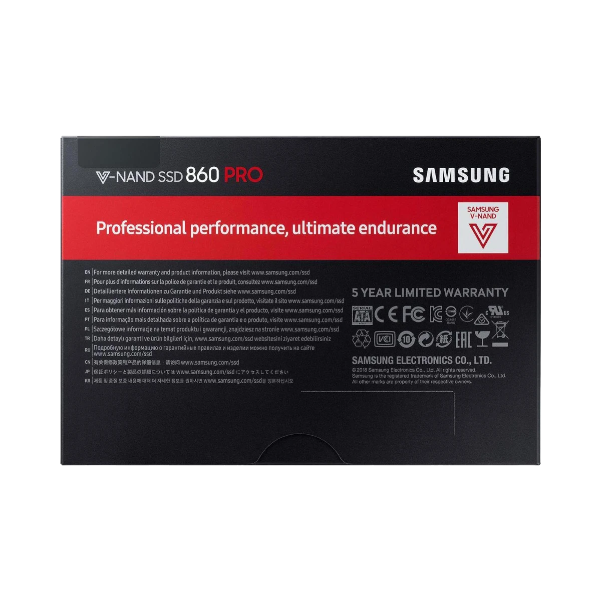 Samsung 860 PRO 2.5" SATA 6Gb/s 1TB Internal SSD — Being Shipped