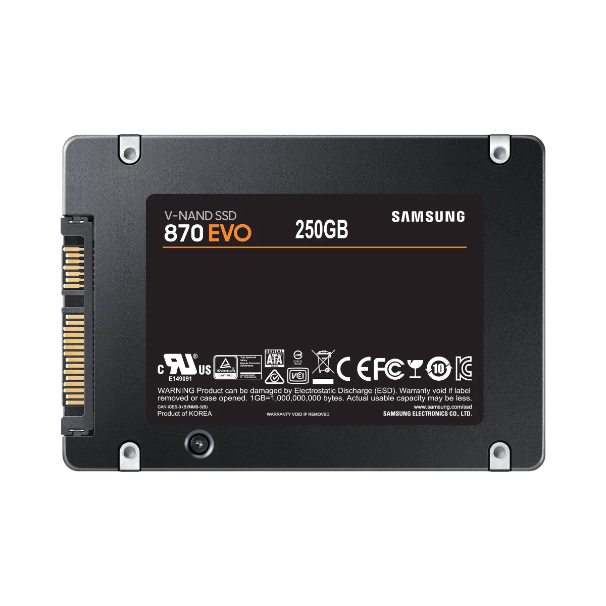 Samsung 870 EVO 2.5" SATA III 250GB Internal SSD — Being Shipped