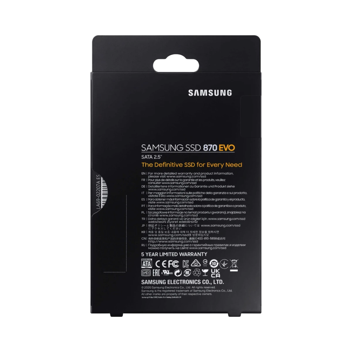 Samsung 870 EVO 2.5" SATA III 250GB Internal SSD — Being Shipped